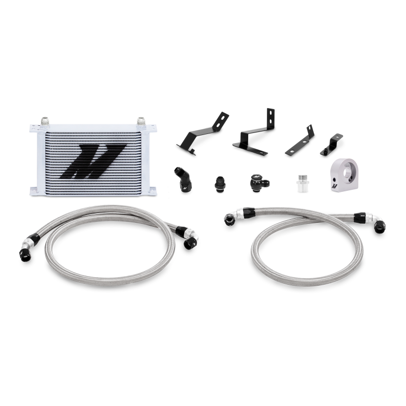 Mishimoto 2016+ Chevy Camaro Oil Cooler Kit - Silver - DTX Performance