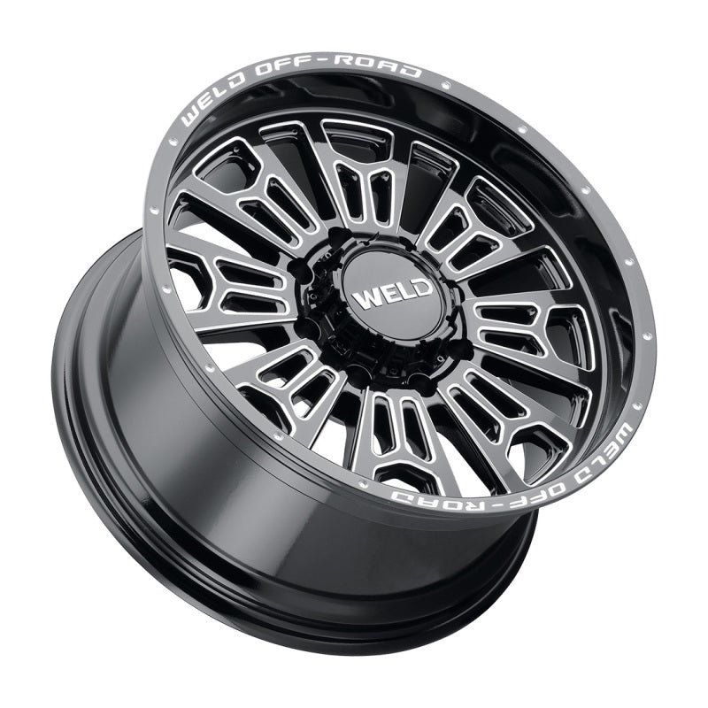 Weld Off-Road W114 20X10 Elicit 8X165.1 ET-18 BS4.75 Gloss Black MIL 125.1 - DTX Performance