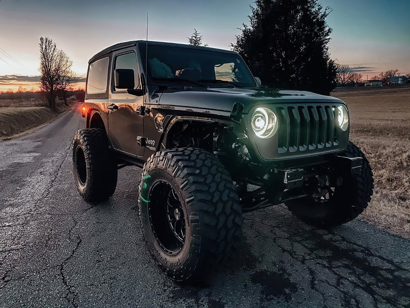 Oracle Jeep JL/Gladiator JT Oculus Switchback Bi-LED Projector Headlights - Amber/White Switchback - DTX Performance