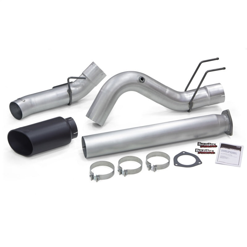 Banks Power 2017 Ford 6.7L 5in Monster Exhaust System - Single Exhaust w/ Black Tip - DTX Performance