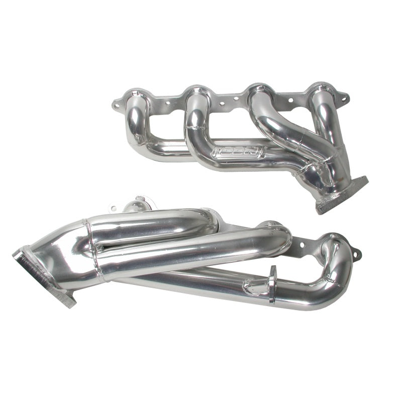 BBK 99-04 GM Truck SUV 6.0 Shorty Tuned Length Exhaust Headers - 1-3/4 Silver Ceramic - DTX Performance