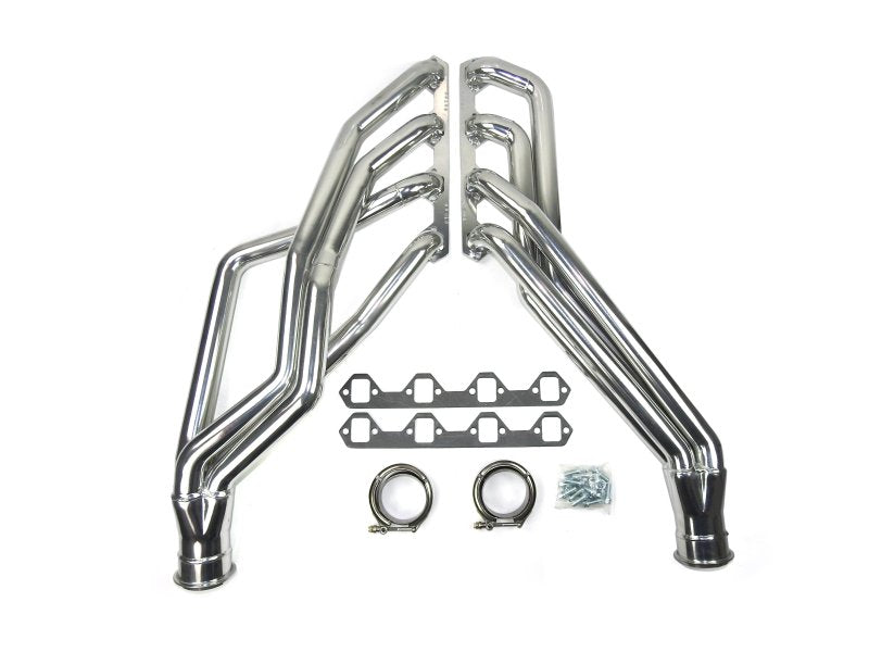 JBA 65-73 Ford Mustang 351W SBF 1-3/4in Primary Silver Ctd Long Tube Header - DTX Performance