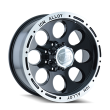 Load image into Gallery viewer, ION Type 174 17x9 / 8x165.1 BP / 0mm Offset / 130.8mm Hub Black/Machined Wheel - DTX Performance