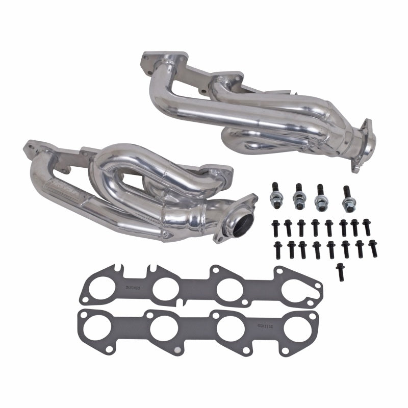 BBK 04-08 Dodge Ram 5.7 Hemi Shorty Tuned Length Exhaust Headers - 1-3/4 Silver Ceramic - DTX Performance