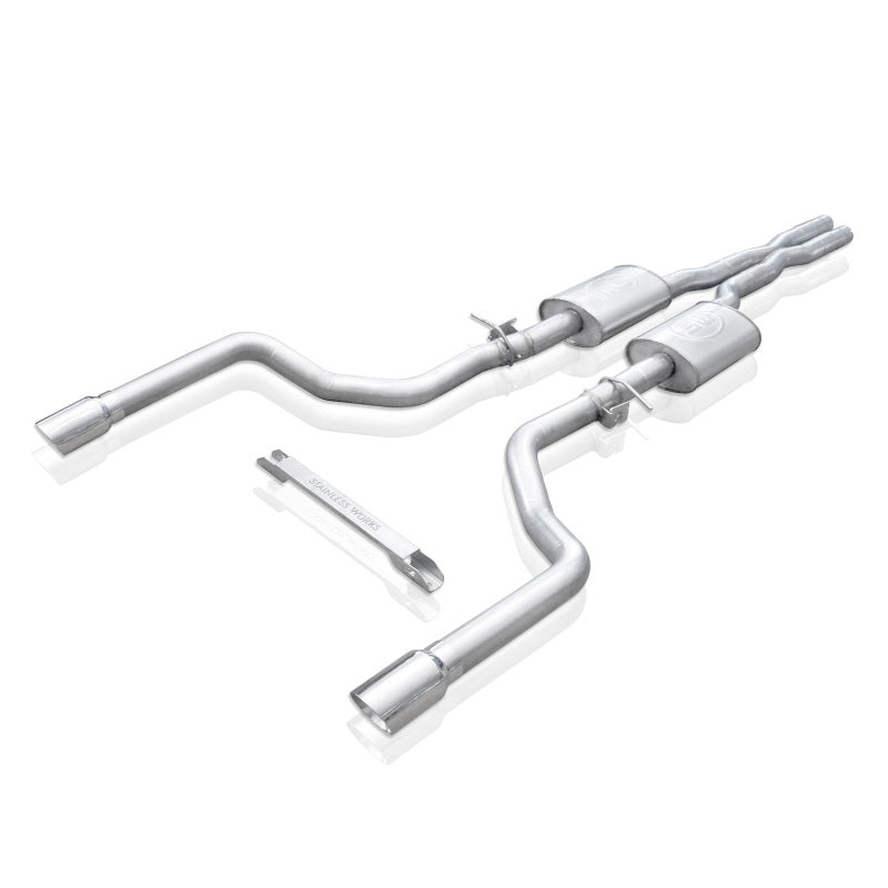 Stainless Works Dodge Charger 2015-18 6.2L / 6.4L Hemi Factory Exhaust - DTX Performance