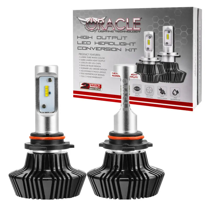 Oracle H10 4000 Lumen LED Headlight Bulbs (Pair) - 6000K - DTX Performance