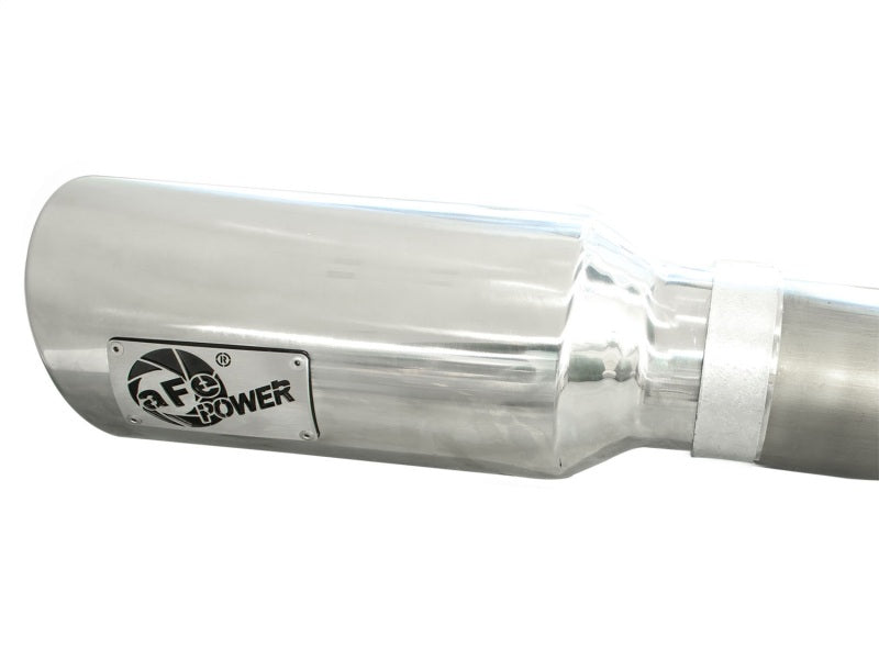 aFe MACHForce XP DPF-Back Exhaust 3in SS w/ 5in Polished Tips 2014 Dodge Ram 1500 V6 3.0L EcoDiesel - DTX Performance