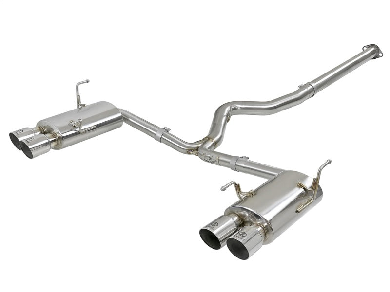 aFe Takeda 3in SS Exhaust Cat-Back 15-16 Subaru WRX/STI 2.0L/2.5L Polished Tips - DTX Performance