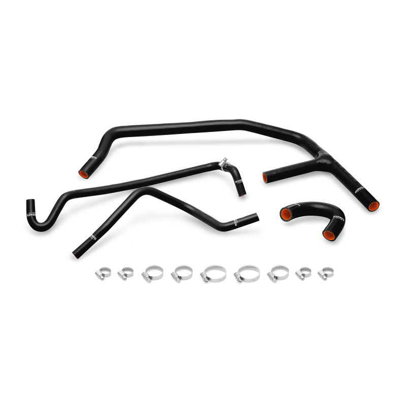 Mishimoto 15+ Ford Mustang EcoBoost Black Silicone Ancillary Hose Kit - DTX Performance