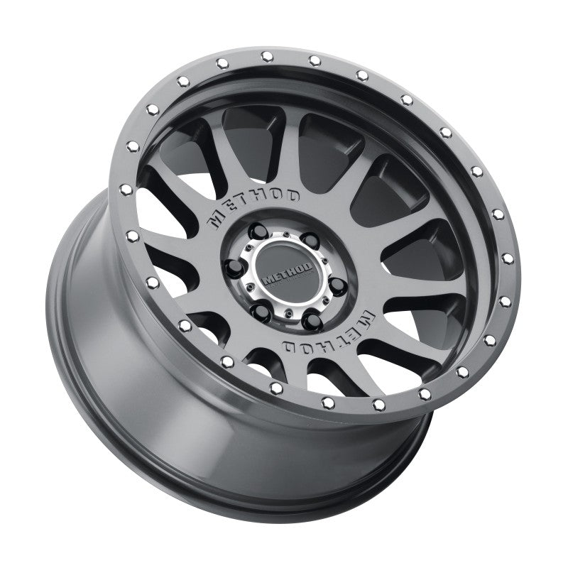 Method MR605 NV 20x10 -24mm Offset 6x5.5 106.25mm CB Gloss Titanium Wheel - DTX Performance