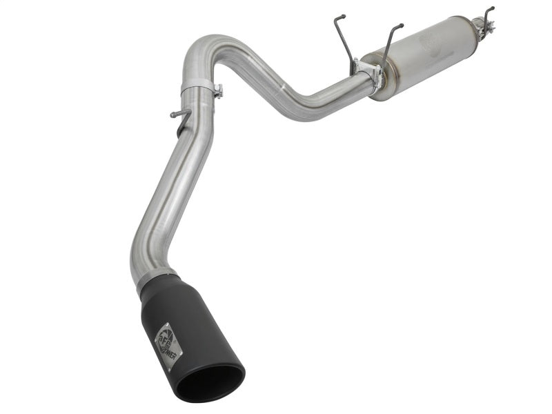 aFe MACHForce XP 4in Exhausts Cat-Back SS Side Exit 14-17 Dodge Ram 2500 V8-6.4L Hemi w/ Black Tips - DTX Performance