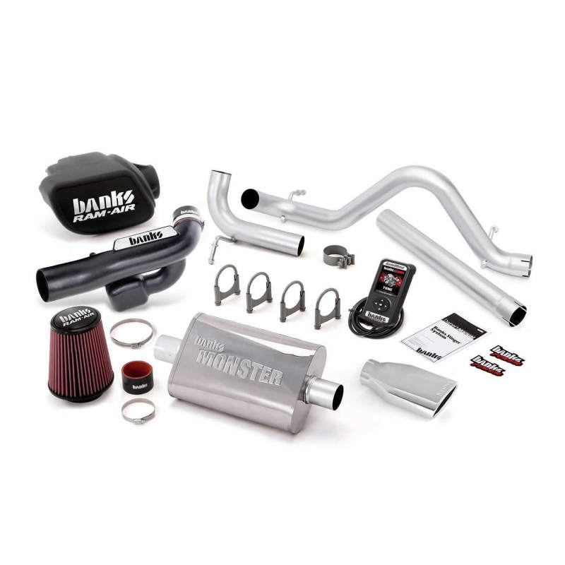 Banks Power 12-14 Jeep 3.6L Wrangler (All) 4dr Stinger Sys w/ AutoMind - SS Single Exh w/ Chrome Tip - DTX Performance