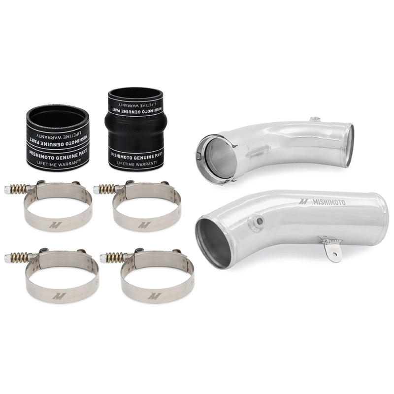 Mishimoto 17-19 GM 6.6L L5P Cold-Side Pipe and Boot Kit Polished - DTX Performance