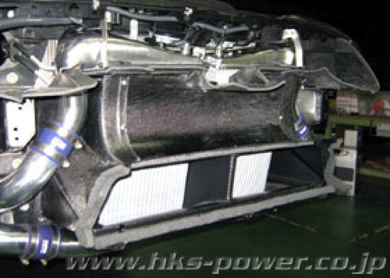 HKS 09 Nissan GTR R35 2 Core FMIC includes Carbon Air Duct and Full Piping Kits - DTX Performance