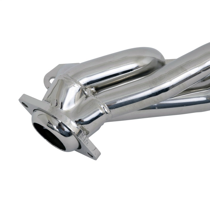 BBK 87-95 Ford F150 Truck 5.0 302 Shorty Unequal Length Exhaust Headers - 1-5/8 Silver Ceramic - DTX Performance