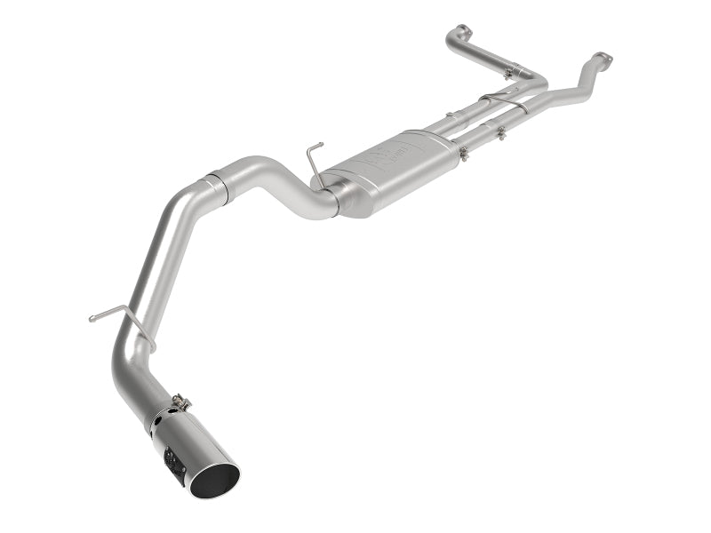 aFe MACHForce XP Exhausts Cat-Back SS-409 Nissan Titan XD 16-19 V8-5.6L - Polished Tip - DTX Performance