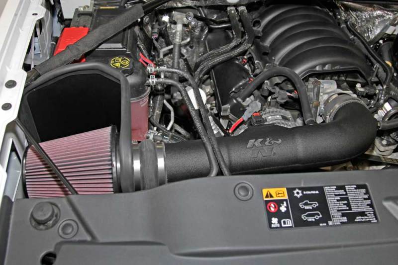 K&N 63 Series Aircharger Performance Intake Kit Chevy/GMC 14-15 Silverado/Sierra 1500 5.3L/6.2L V8 - DTX Performance