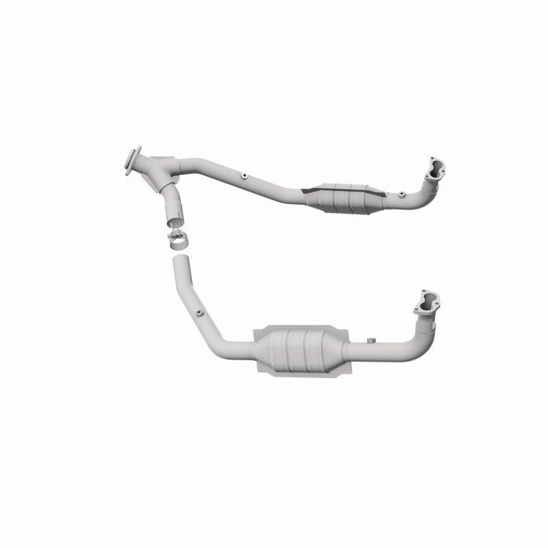 MagnaFlow Conv DF 97 Land Rover Defender 90 4.0L Y-Pipe Assy / 96-99 Discovery 4.0L Y-Pipe Assy - DTX Performance