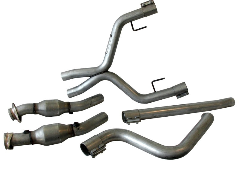 BBK 05-09 Mustang 4.0 V6 True Dual Cat Back Exhaust Conversion Kit With X pipe - DTX Performance