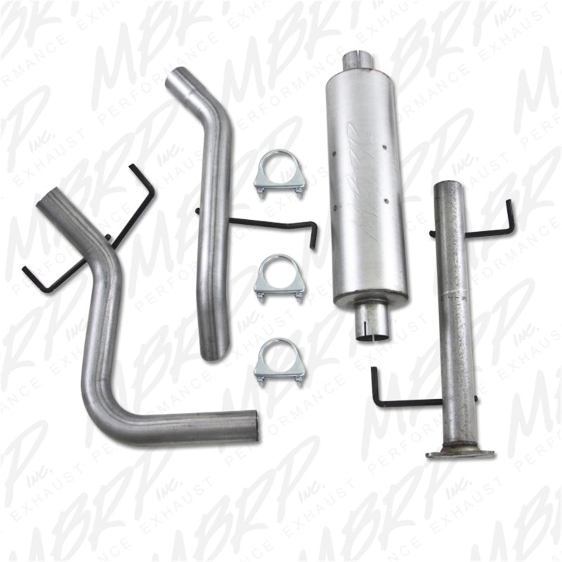 MBRP 2007-2009 Toyota FJ 4.0L V6 Cat Back Single Rear Exit Off-Road Tail No tip - DTX Performance