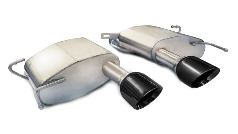 Corsa 11-13 Cadillac CTS Coupe V 6.2L V8 Black Sport Axle-Back Exhaust - DTX Performance