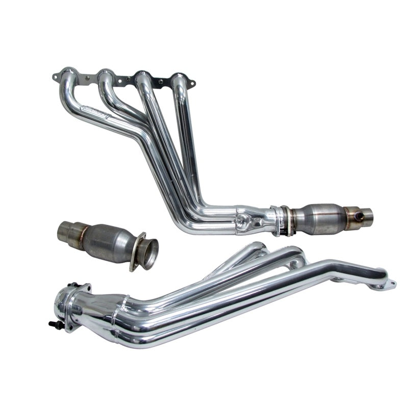 BBK 2010-15 Camaro Ls3/L99 1-7/8 Full-Length Headers W/ High Flow Cats (Polished Ceramic) - DTX Performance