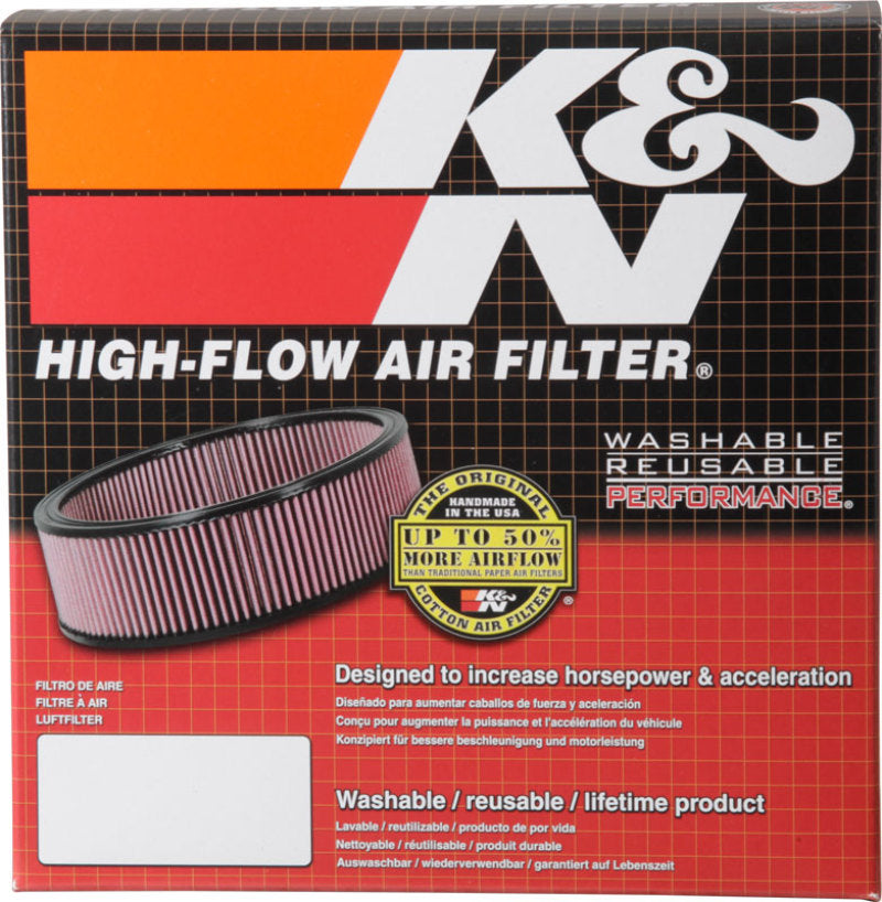 K&N Standard 9 inch Custom Air Cleaner Assembly - DTX Performance