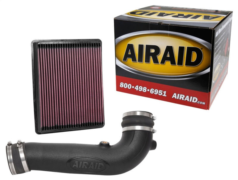 Airaid 17-18 GMC Sierra 1500/Yukon Denali 6.2L V8 F/I Airaid Jr Intake Kit - Oiled / Red Media - DTX Performance