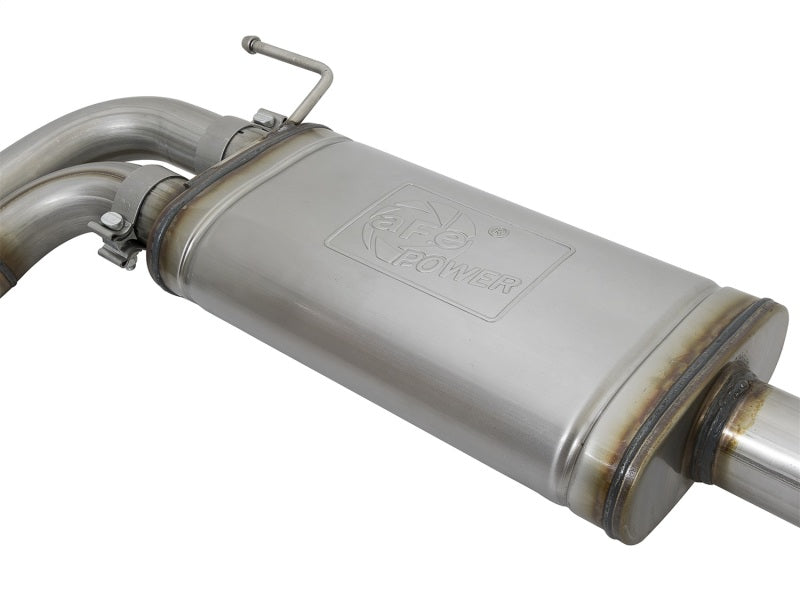 aFe Rebel Exhausts Cat-Back SS w/Polished Tip 16 Toyota Tacoma V6-3.5L - DTX Performance