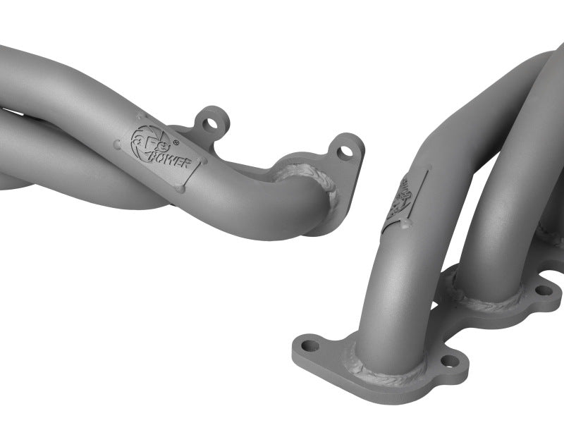 aFe Ford F-150 15-22 V8-5.0L Twisted Steel 1-5/8in to 2-1/2in 304 Stainless Headers w/ Titanium Coat - DTX Performance