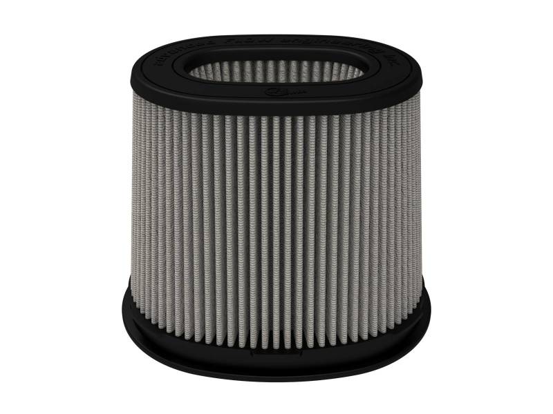 aFe MagnumFLOW Pro DRY S Air Filter (6 x 4)in F x (8-1/2 x 6-1/2)in B x (7-1/4 x 5)in T x 7-1/4in H - DTX Performance