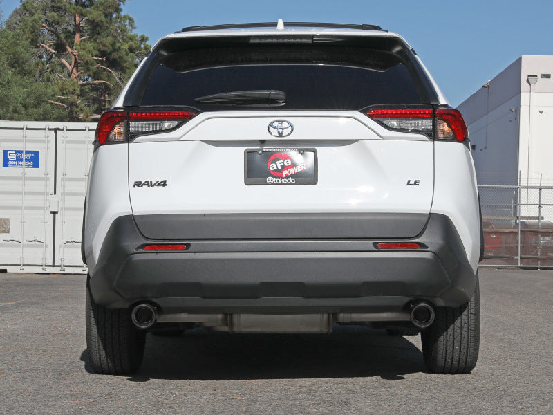 aFe POWER Takeda 19-21 Toyota RAV4 L4-2.5L 304SS CB Exhaust w/ Black Tips - DTX Performance