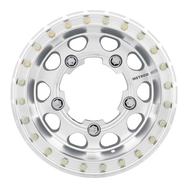 Method MR103 Buggy Beadlock 17x6.5 -38mm Offset 5x205 160mm CB Raw Machined w/BH-H24125 Wheel - DTX Performance