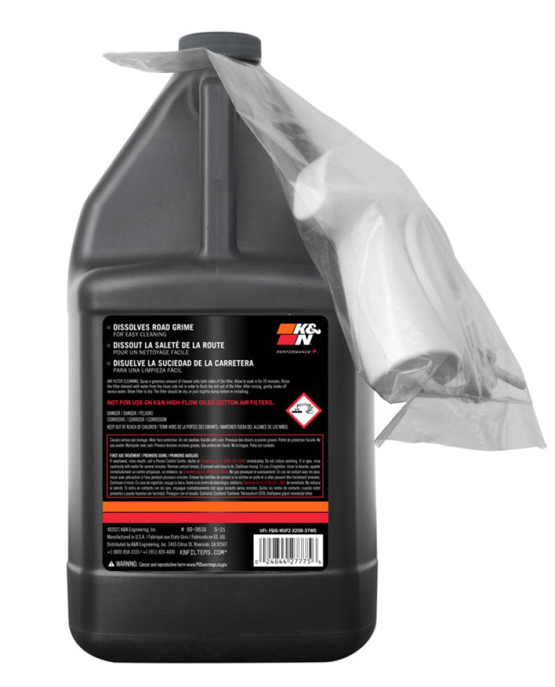 K&N 1 Gallon Heavy Duty DryFlow Cleaner - DTX Performance