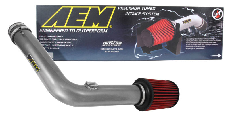 AEM 15-16 Acura TLX V6-3.5L F/I Gunmetal Gray Cold Air Intake - DTX Performance