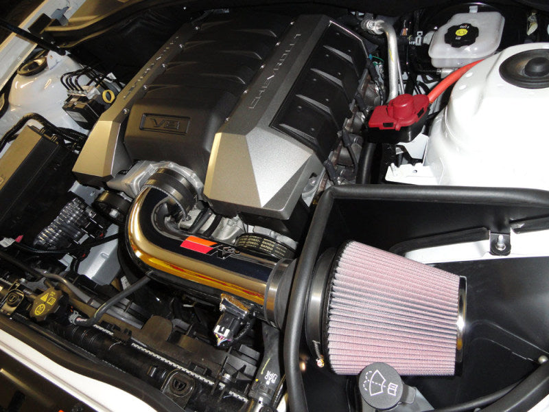 K&N 10 Camaro 6.2L V8 Polished Typhoon Short Ram Intake - DTX Performance