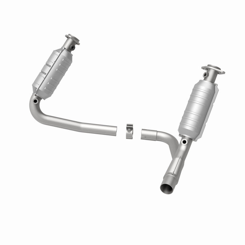 MagnaFlow Conv DF 05-06 Dodge Dakota/2006 Mitsubishi Raider 3.7L Y-Pipe Assembly - DTX Performance