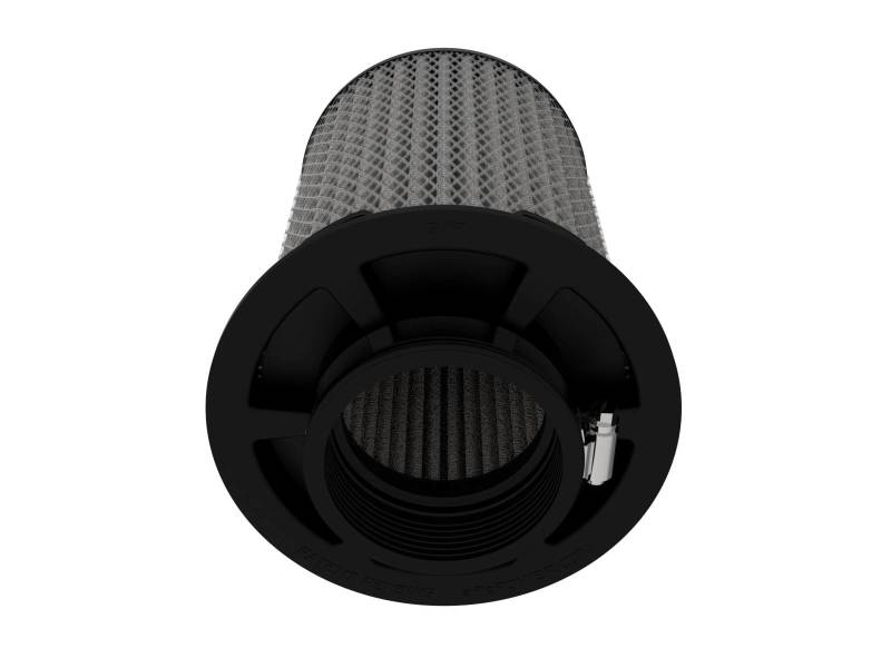 aFe MagnumFLOW Air Filters 3in F x 5-1/2in B x 5-1/4in T (Inverted) x 8in H - Pair - DTX Performance