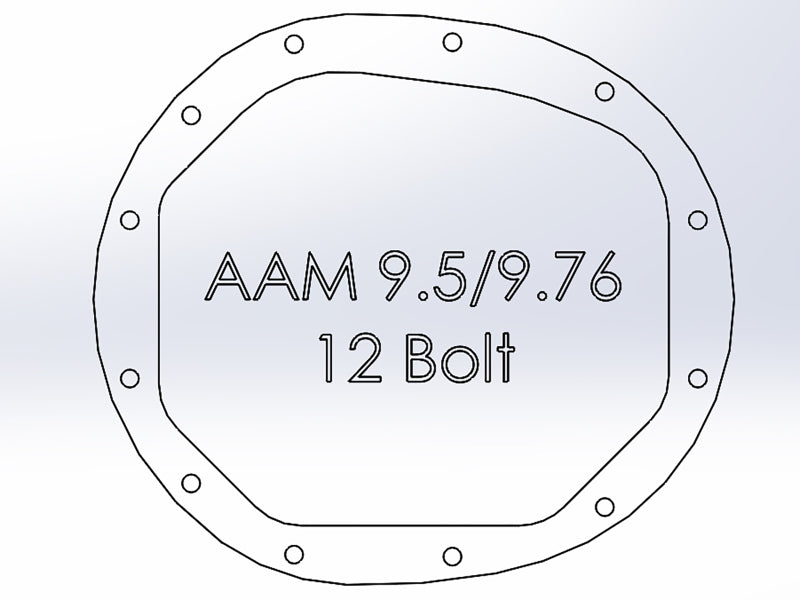 aFe Pro Series AAM 9.5/9.76 Rear Diff Cover Black w/Mach Fins & Oil 14-19 GM Silverado/Sierra 1500 - DTX Performance