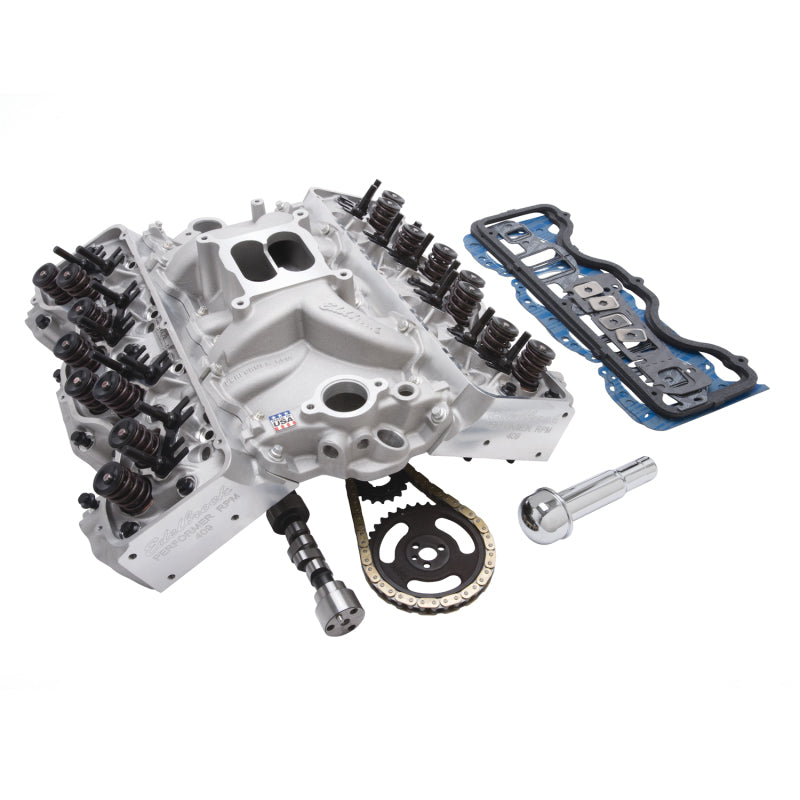 Edelbrock Power Package Top End Kit Performer RPM 348-409 BB Chevy W-Series V8 450+ Hp - DTX Performance