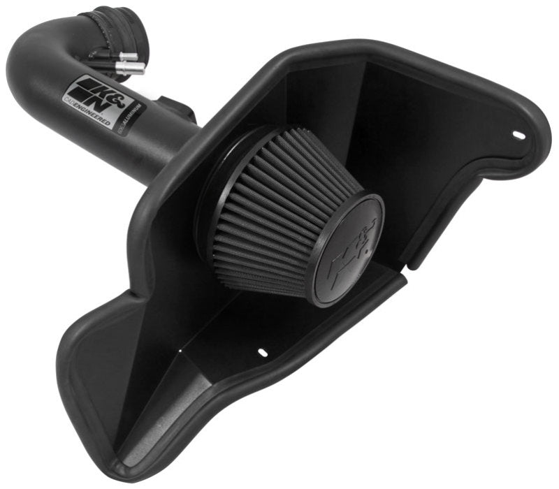 K&N 2015 Ford Mustang GT 5.0L V8 Black Performance Intake Kit - DTX Performance