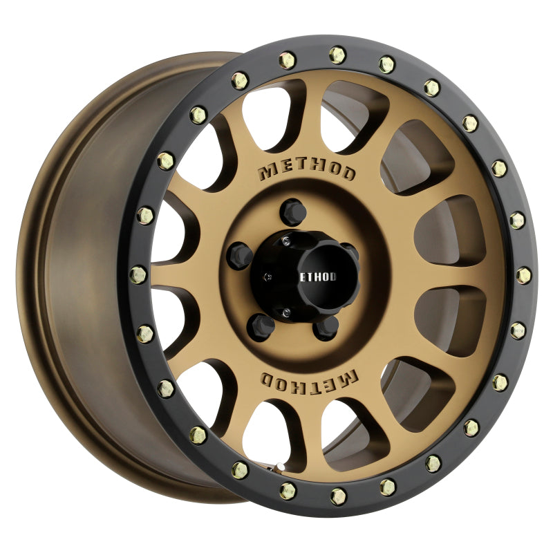 Method MR305 NV 17x8.5 0mm Offset 5x150 116.5mm CB Method Bronze/Black Street Loc Wheel - DTX Performance