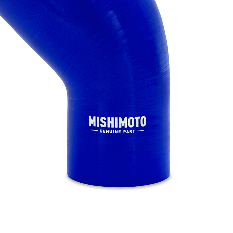 Mishimoto Silicone Reducer Coupler 45 Degree 2.5in to 4in - Blue - DTX Performance