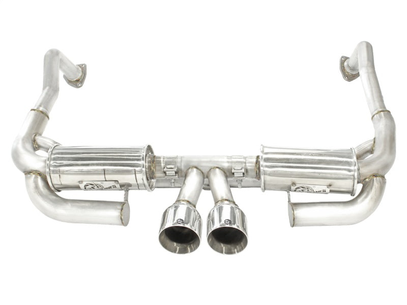 aFe ELITE 05-12 Porsche Boxster S (987.1-987.2) H6 3.4L 304SS Dual Cat-Back w/Dual Polished Tip Exht - DTX Performance