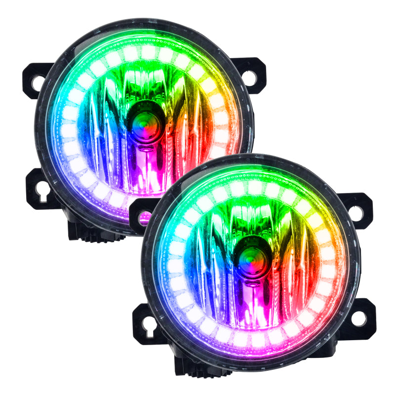 Oracle Honda CRZ 10-16 LED Fog Light Halo Kit - ColorSHIFT - DTX Performance