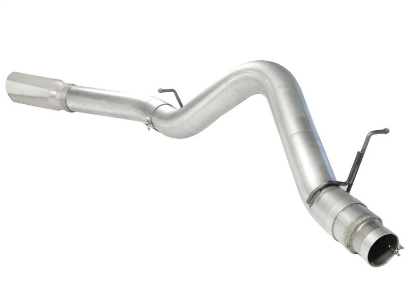 aFe Atlas Exhaust 5in DPF-Back Al Steel 11-13 GM Diesel Trucks V8-6.6L (td) LML (Pol Tip) - DTX Performance