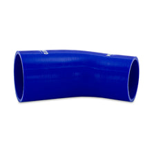 Load image into Gallery viewer, Mishimoto Silicone Reducer Coupler 45 Degree 2.5in to 2.75in - Blue - DTX Performance