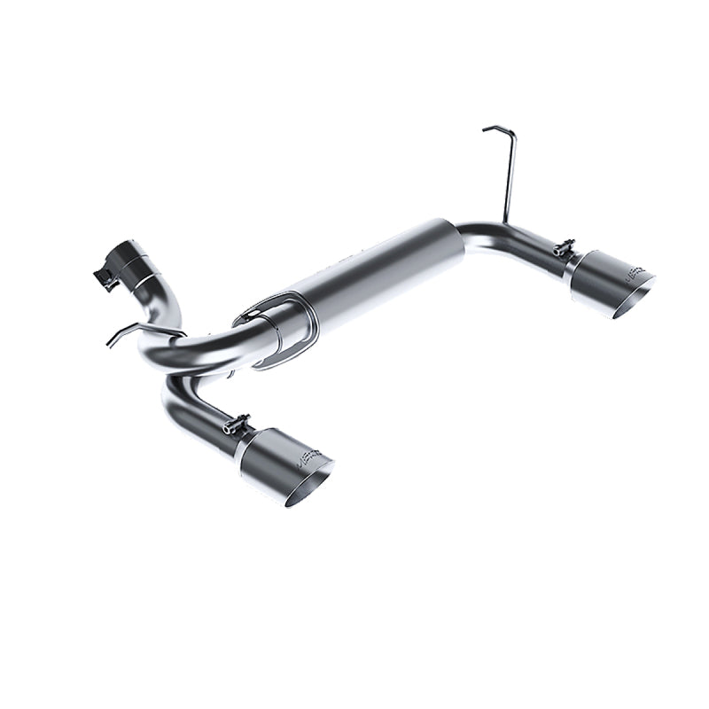 MBRP 07-14 Jeep Wrangler/Rubicon 3.6L/3.8L V6 Axle-Back Dual Rear Exit T409 Performance Exhuast Sys - DTX Performance