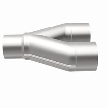 Load image into Gallery viewer, MagnaFlow Universal Trans Y-Pipe All SS 4inch (Dual) 3.5inch (Single) x 13inch (Overall) - DTX Performance