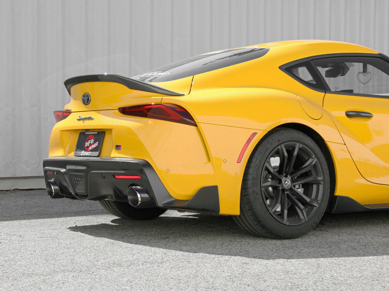 aFe POWER Takeda 2021 Toyota Supra 2.0L (t) 2.5in-3in 304 SS CB Exhaust w/ Carbon Tips - DTX Performance